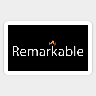 Remarkable artistic text design Sticker